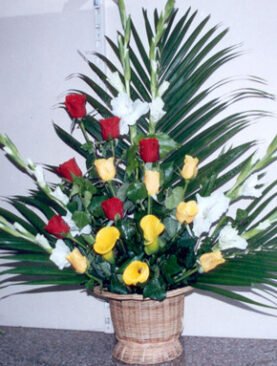 Roses Basket Arrangement